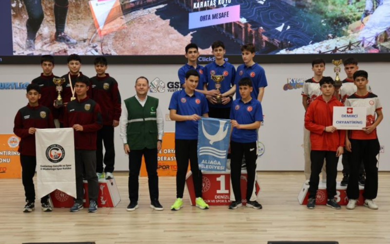 Aliağalı sporculardan Türkiye şampiyonasında 6 derece 1 Aliagali Oryantiring I8naKF