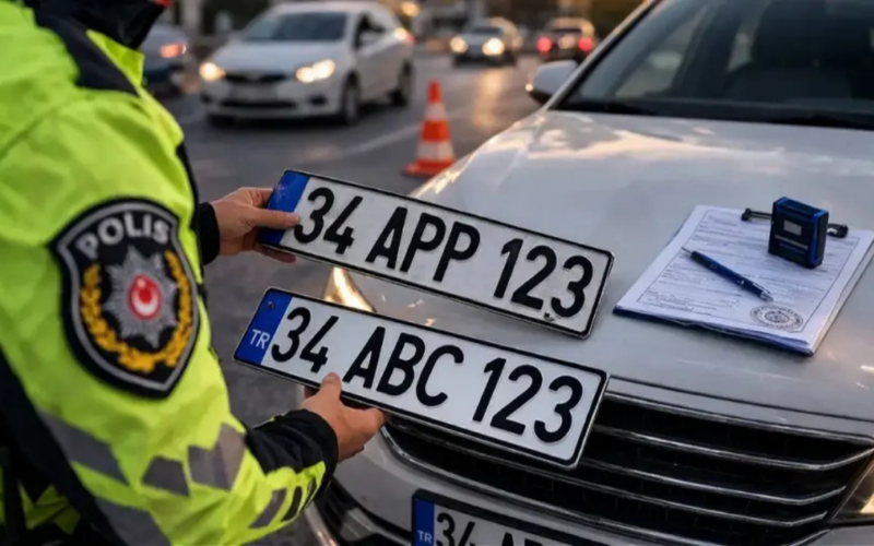 APP plakalarda geçiş dönemi sona erdi: Peki cezası ne kadar? İşte merak edilenler 1 Plaka 1 RfaVLP