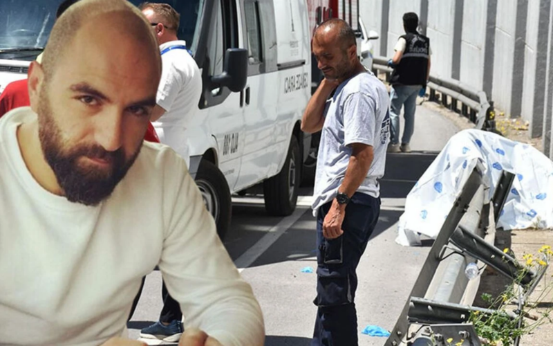 Konakta Bariyerlere Carpan Motosiklet Surucusu Hayatini Kaybetti LppcmY