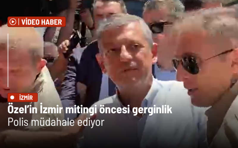 Özel’in İzmir mitingi öncesi Cumhuriyet Meydanı’nda gerginlik: Polis müdahale ediyor 1 Ozelin Izmir Mitingi Oncesi Cumhuriyet Meydaninda Gerginlik T5Bdbi