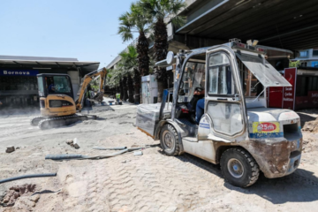 Bornova Aktarma İstasyonu yeni yüzüne kavuşuyor